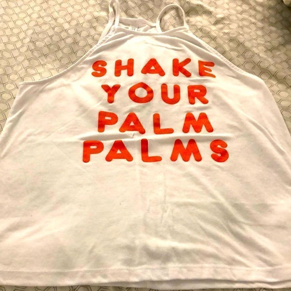 Shake your palm palms tank top size S